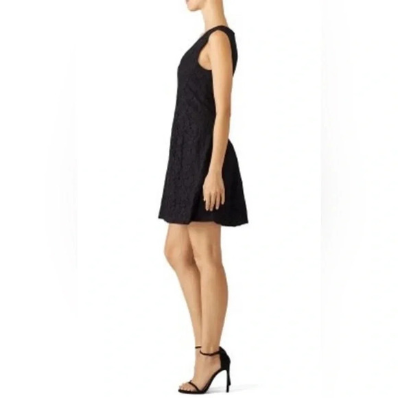 Derek Lam IO Crosby Black Lace A-line Mini Dress Party Cocktail Evening - Picture 3 of 12